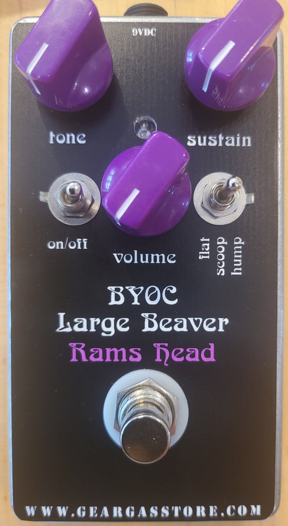 BYOC Large Beaver Rams Head Pedal Pre-Built