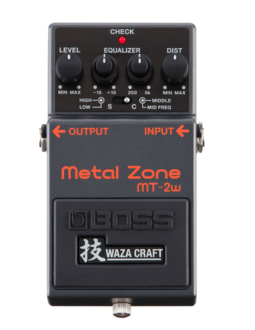 Boss MT-2W Waza Craft Metal Zone Distortion Pedal